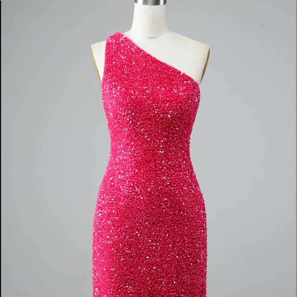 rose pink homecoming dress